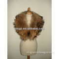 raccoon dog fur natural color top quality real raccoon fur collar for jacket